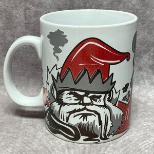 Primitives by Kathy Bah Hum Mug 18 oz Ceramic Angry Elf Christmas Coffee Cup